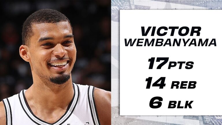 Wemby Put On A Show In Spurs Round 1 Finale!