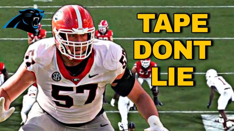 What Panthers Tackle Monroe Freeling FLASHES on Tape