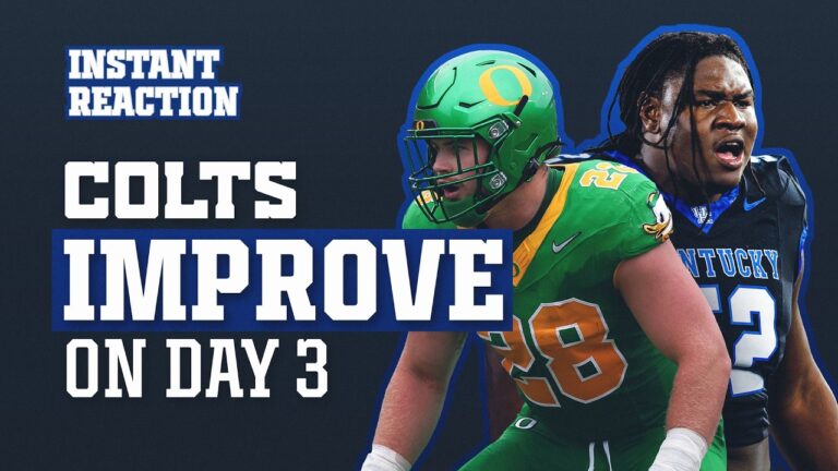 Where Colts got STEALS on Day 3 of 2026 NFL Draft Instant Reaction Podcast