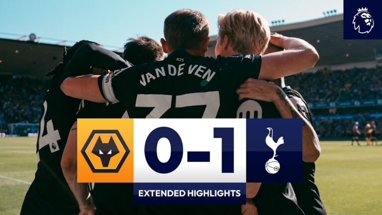 Wolves 0-1 Spurs Extended Premier League Highlights