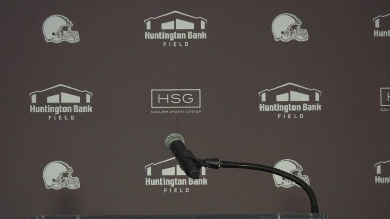 2026 New Huntington Bank Field Groundbreaking Press Conferences