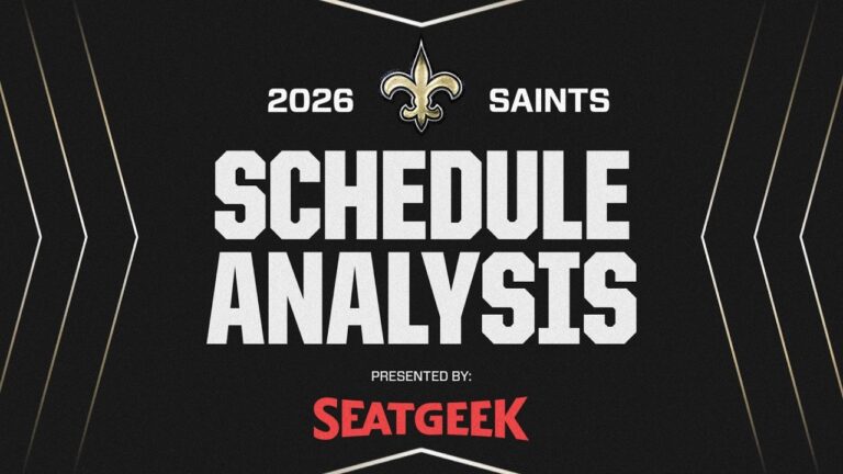2026 New Orleans Saints Schedule Analysis