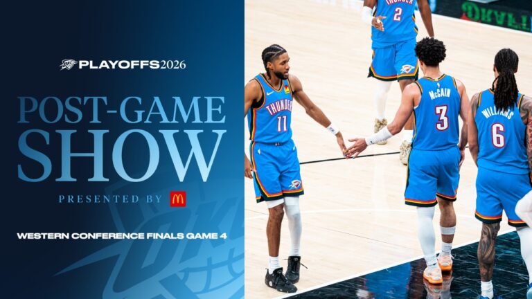 2026 Playoff Post Game Show Presented by McDonald’s OKC at SAS Western Conference Finals Game 4