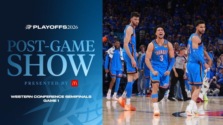 2026 Playoff Post Game Show Presented by McDonald’s OKC vs LAL Western Conference Semis Game 1