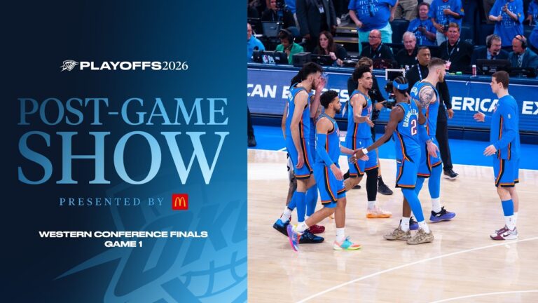 2026 Playoff Post Game Show Presented by McDonald’s OKC vs SAS Western Conference Finals Game 1