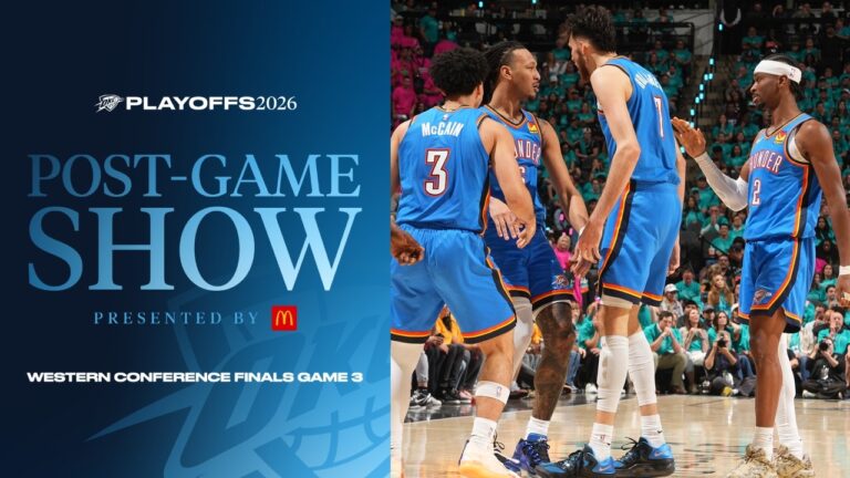 2026 Playoff Post Game Show Presented by McDonald’s OKC vs SAS Western Conference Finals Game 3