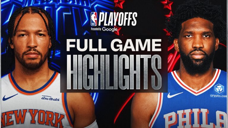 3 KNICKS at 7 76ERS FULL GAME 4 HIGHLIGHTS May 10, 2026