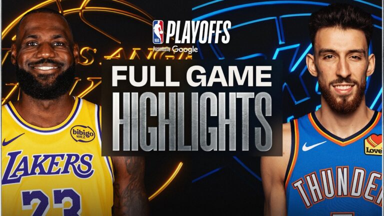 4 LAKERS at 1 THUNDER FULL GAME 1 HIGHLIGHTS May 5, 2026