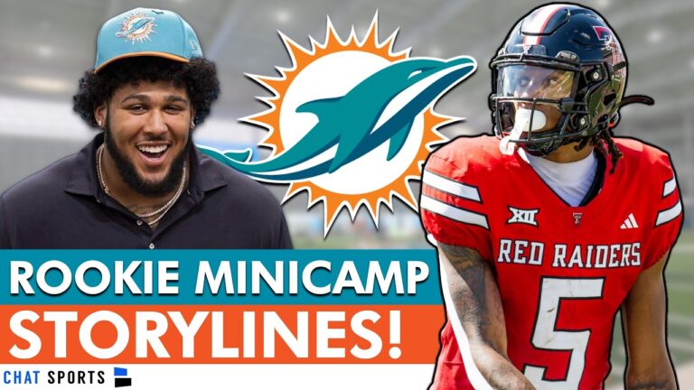 5 BIGGEST Storylines Entering Miami Dolphins Rookie Minicamp Can Caleb Douglas Prove People Wrong?