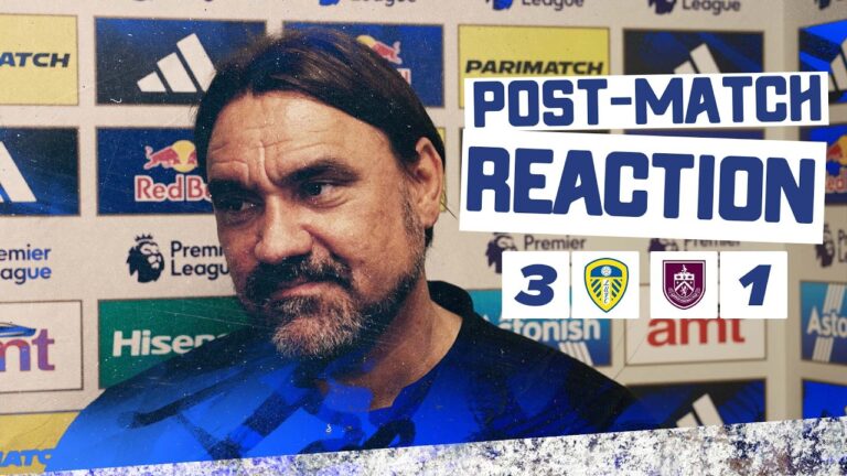 A massive step Daniel Farke reaction Leeds United 3-1 Burnley