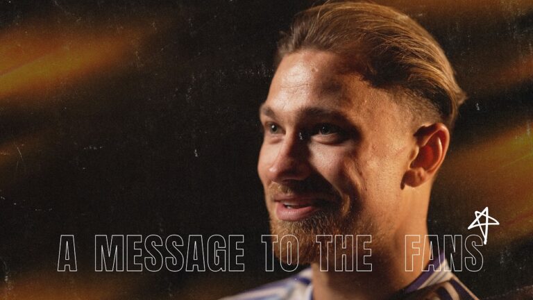 A message to the fans..