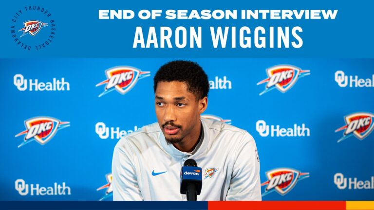 Aaron Wiggins 2025-26 End-of-Season Interviews OKC Thunder