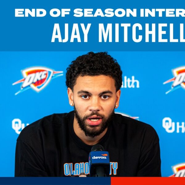Ajay Mitchell 2025-26 End-of-Season Interviews OKC Thunder