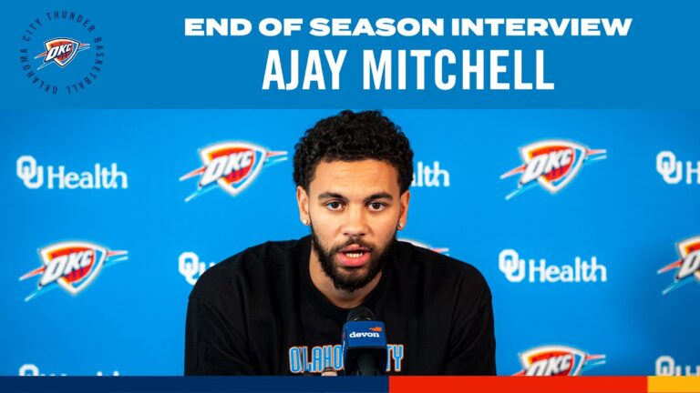 Ajay Mitchell 2025-26 End-of-Season Interviews OKC Thunder