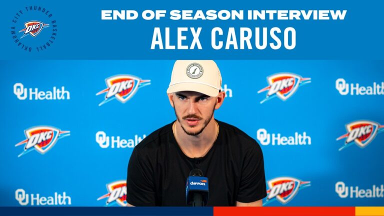 Alex Caruso 2025-26 End-of-Season Interviews OKC Thunder