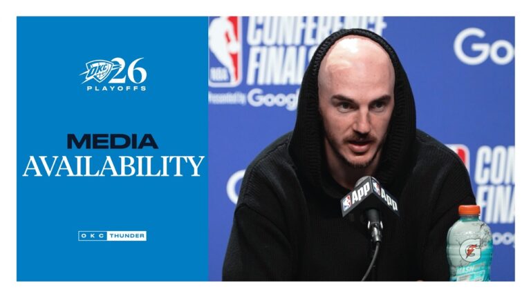 Alex Caruso on overall offensive efficiency Playoffs WCF Game 2 Postgame Media May 20, 2026