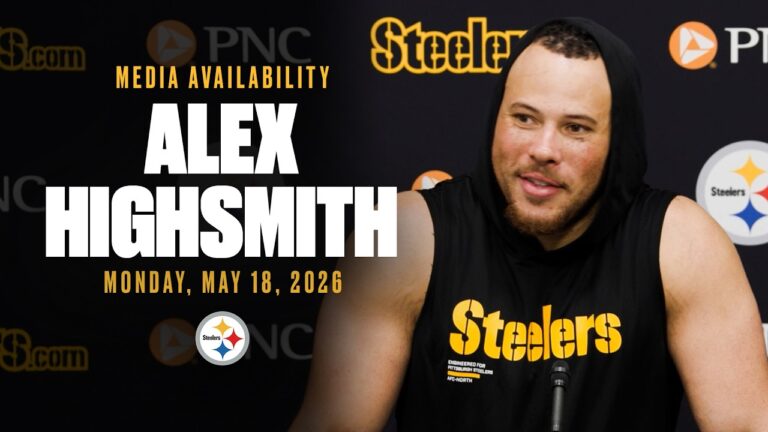 Alex Highsmith Media Availability (May 18) Pittsburgh Steelers