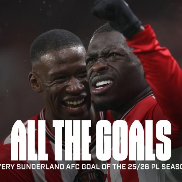 All 42 Goals From Sunderland’s European Qualifying Season Premier League 2025-26