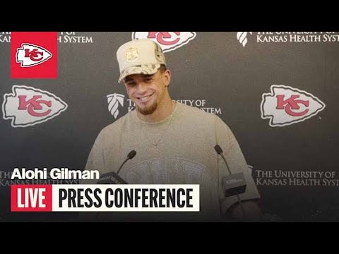 Alohi Gilman Speaks to the Media Kansas City Chiefs Press Conference 5 7