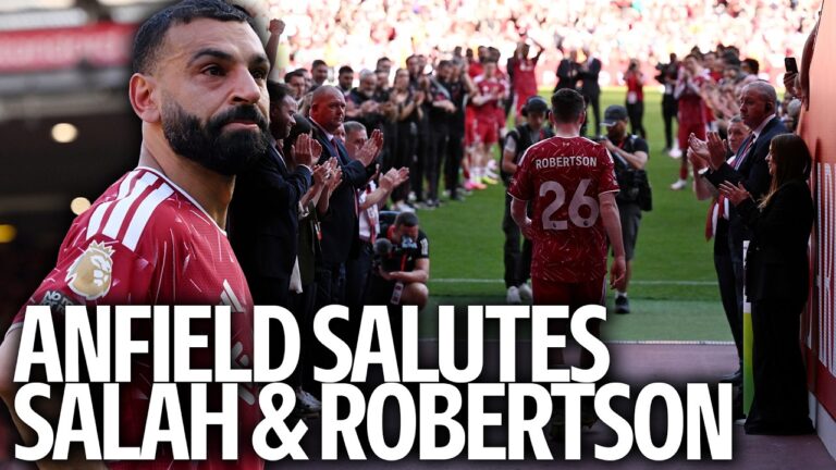 Anfield Salutes Mo Salah & Andy Robertson Liverpool FC
