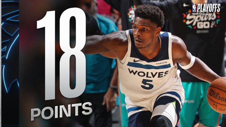 Anthony Edwards SHOWED NO FEAR in His Playoff Return vs Spurs May 4, 2026