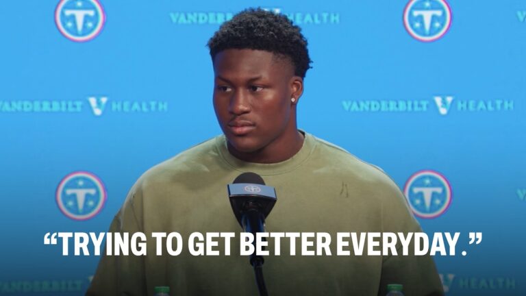 Anthony Hill Jr. Press Conference Tennessee Titans