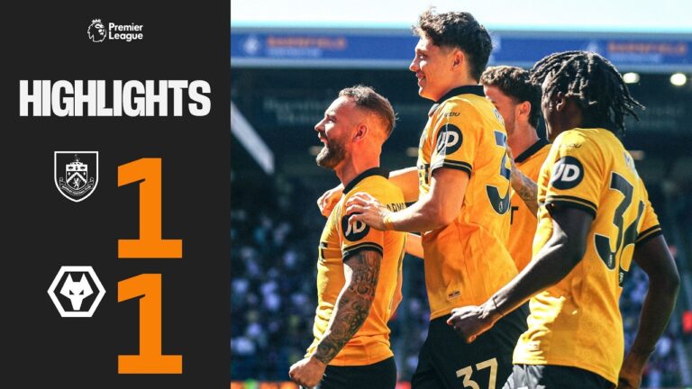 Armstrong scores on final day Burnley 1-1 Wolves Highlights