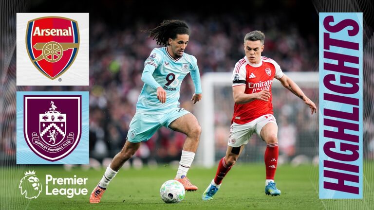 Arsenal v Burnley Premier League Highlights