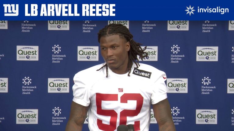 Arvell Reese on Being Drafted: &quotIt was everything I ever dreamed of&quot New York Giants