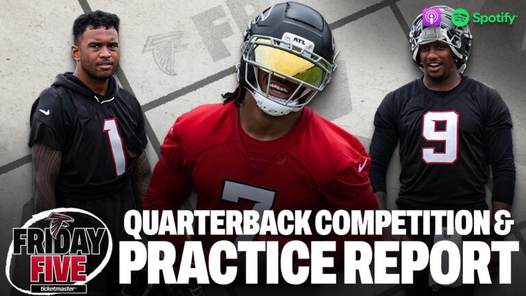 Atlanta Falcons OTAs Practice Report! Updates on injuries & QB competition Friday Five Podcast