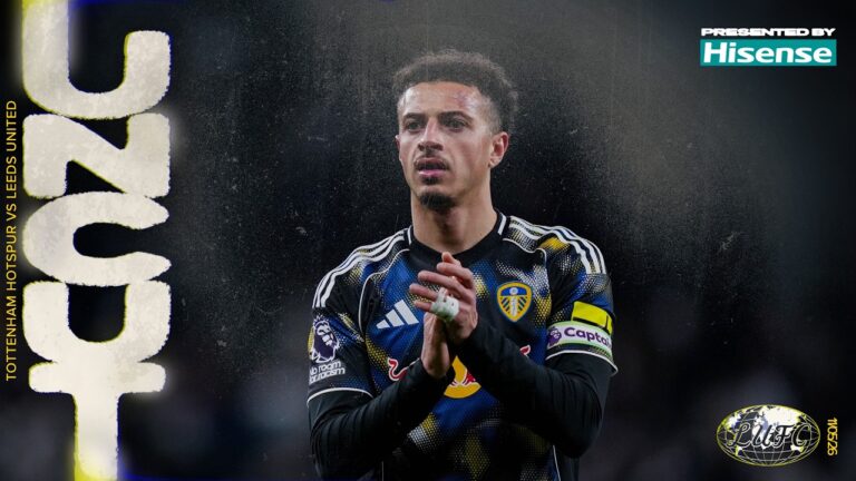 Battling back at Spurs! Uncut exclusive footage Tottenham Hotspur 1-1 Leeds United