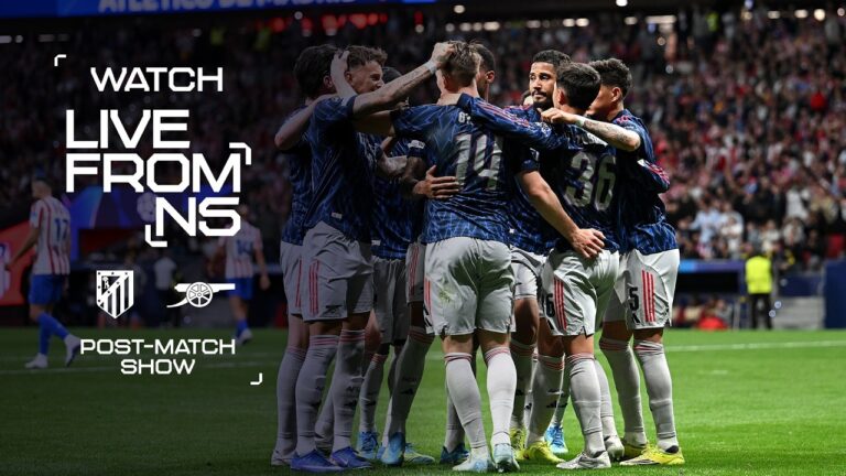BATTLING DRAW IN THE SEMI-FINAL Live From N5 Atletico de Madrid 1 – 1 Arsenal UCL Post-match