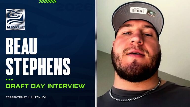 Beau Stephens Draft Day Interview 2026 NFL Draft