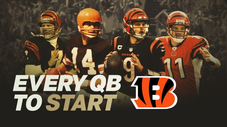 Bengals FULL QB History Since 1970!
