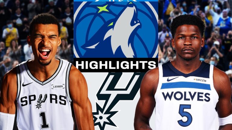 Best Of Spurs Vs Timberwolves Playoff Series