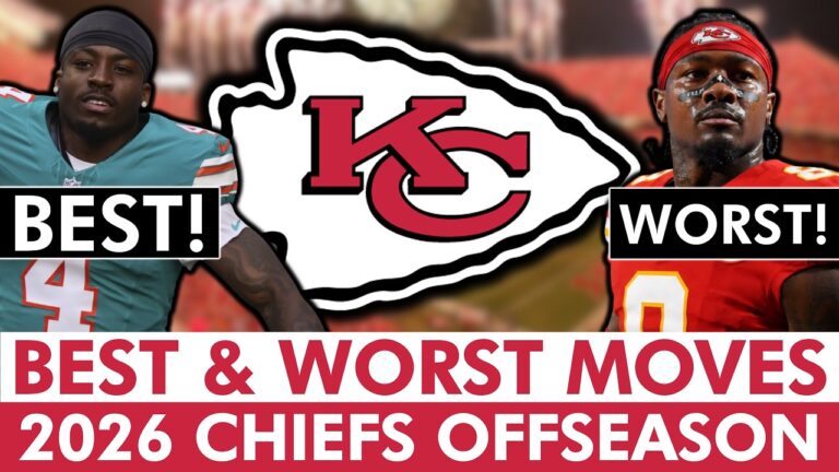 BEST & WORST Moves Of 2026 Chiefs Offseason! Ft. Kader Kohou, Rashee Rice, and Stefon Diggs