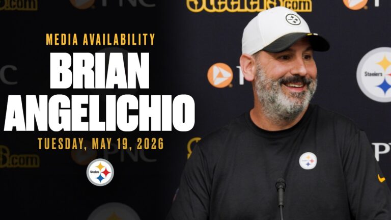 Brian Angelichio Media Availability (May 19) Pittsburgh Steelers