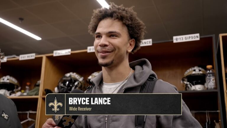 Bryce Lance I’m a competitor at heart Saints Rookie Minicamp 2026