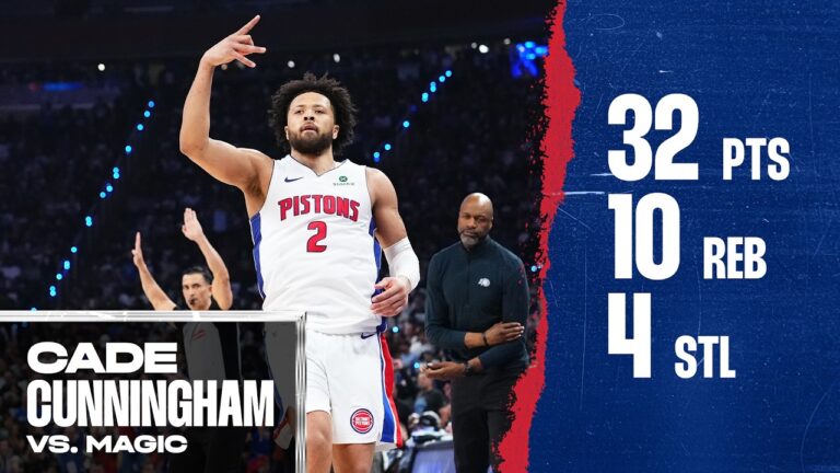 Cade Cunningham Game 6 Highlights vs. Orlando Magic nba pistons