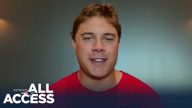 Caleb Lomu’s First Interview as a New England Patriot Since NFL Draft