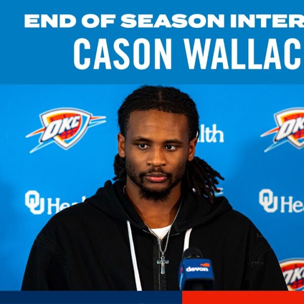 Cason Wallace 2025-26 End-of-Season Interviews OKC Thunder