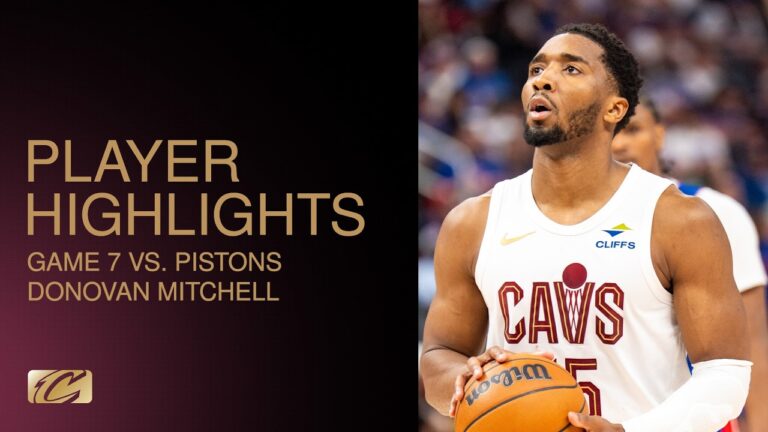 Cavs at Pistons Donovan Mitchell Highlights 05.17.2026