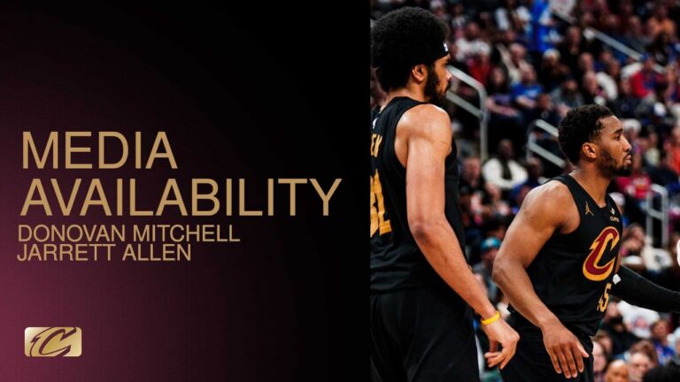Cavs at Pistons Donovan Mitchell & Jarrett Allen Post Game 05.07.2026