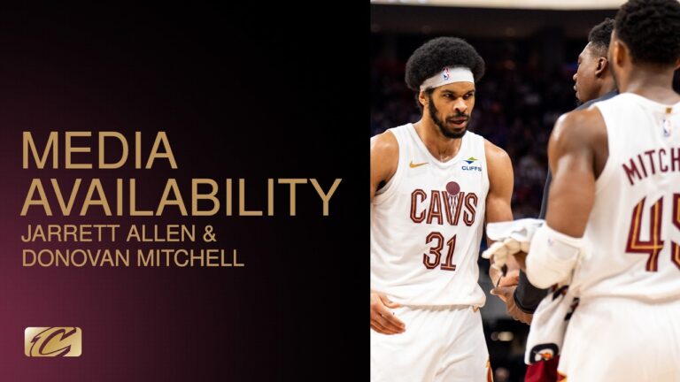 Cavs at Pistons Jarrett Allen & Donovan Mitchell Post Game 05.17.2026