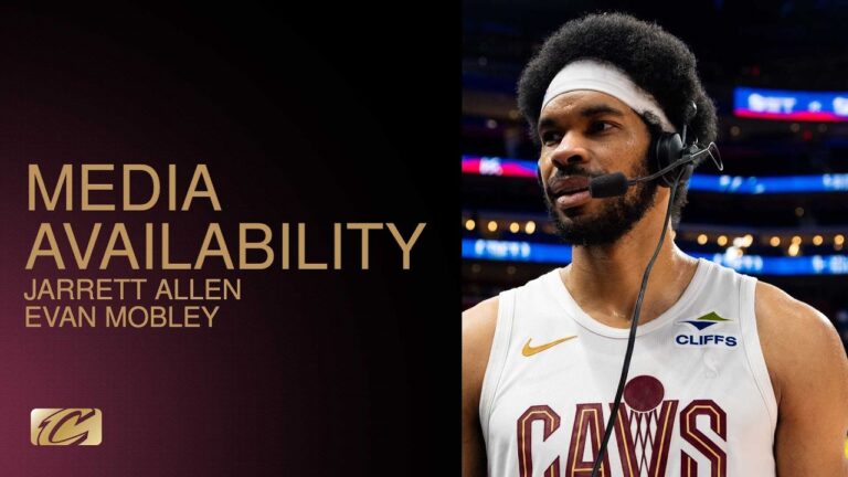 Cavs at Pistons Jarrett Allen & Evan Mobley Post Game 05.13.2026