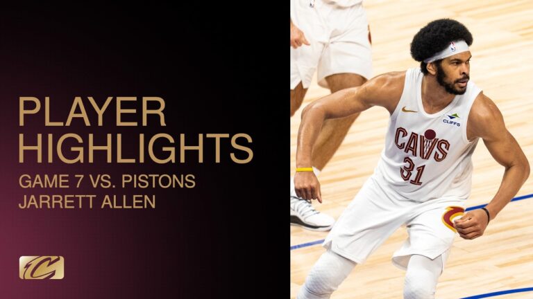 Cavs at Pistons Jarrett Allen Highlights 05.17.2026