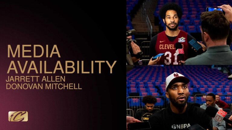Cavs Shootaround Jarrett Allen & Donovan Mitchell Media Availability 05.19.2026