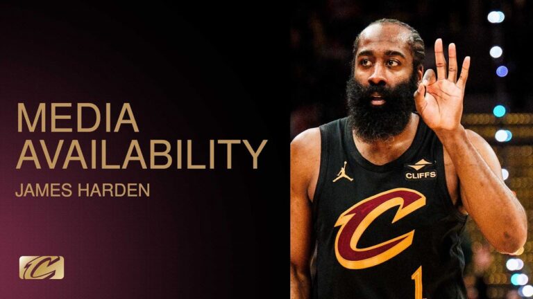Cavs vs Raptors James Harden Media Availability 05.03.2026
