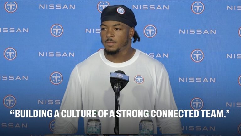 Cedric Grey Press Conference Tennessee Titans