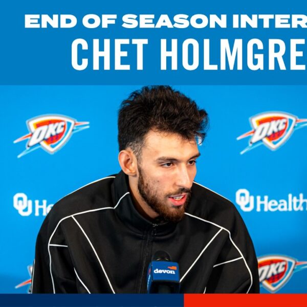 Chet Holmgren 2025-26 End-of-Season Interviews OKC Thunder